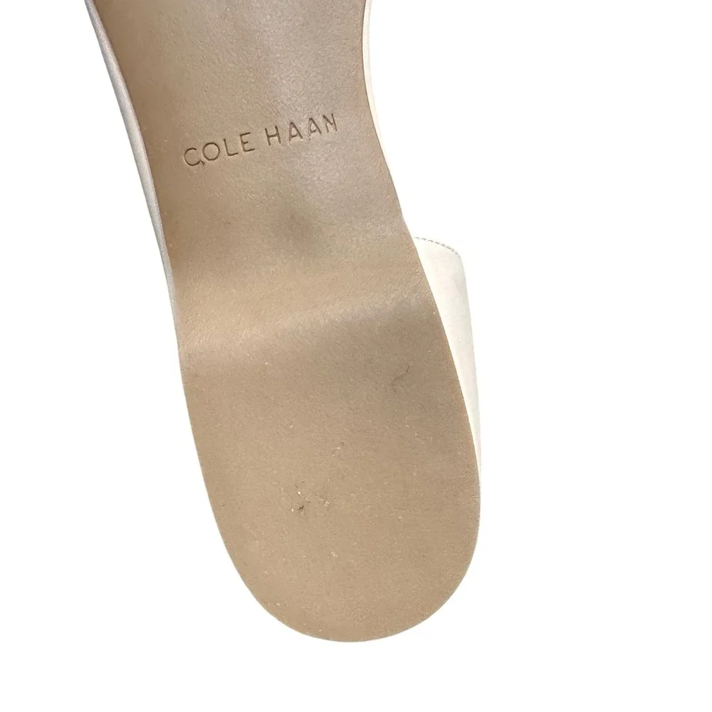 Cole Haan Bambra Skimmer II Nude Leather Pointed Toe Flats‎ Size 8.5